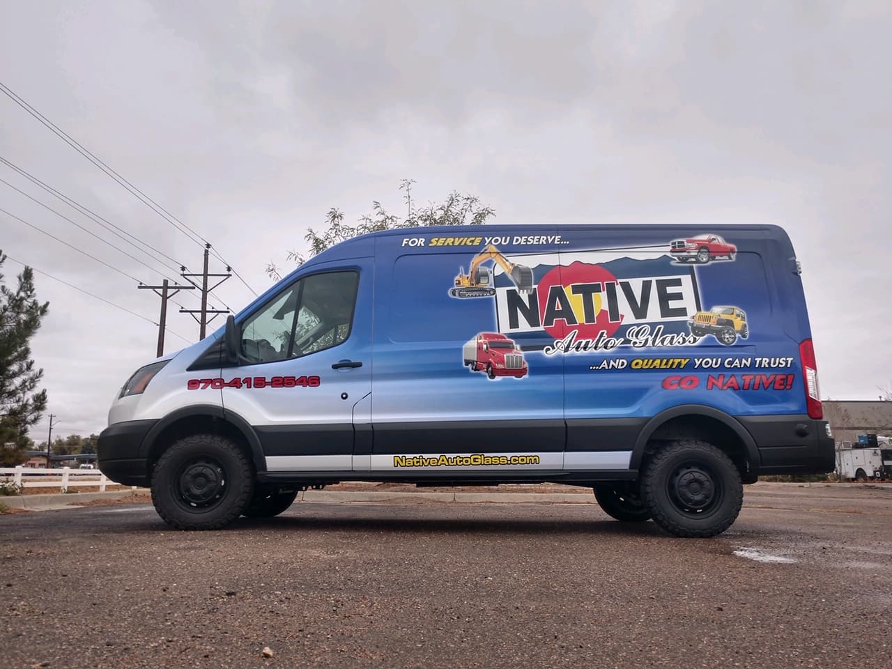 Native auto deals glass